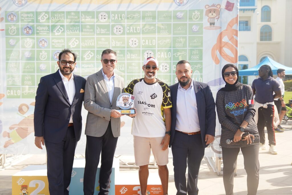 Hilton Salwa Beach Resort & Villas Hosts TTF Kids Triathlon Series in Qatar